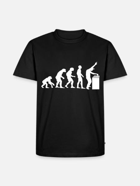 Evolution vers le Dj Edm Techno Festival - T-shirt Premium bio Homme - noir