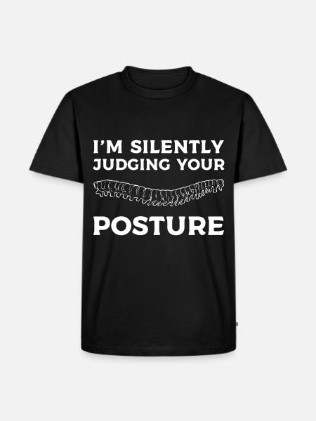 Physiotherapy Physiotherapist Chiropractic Chiro - Men's Premium Organic T-Shirt - black
