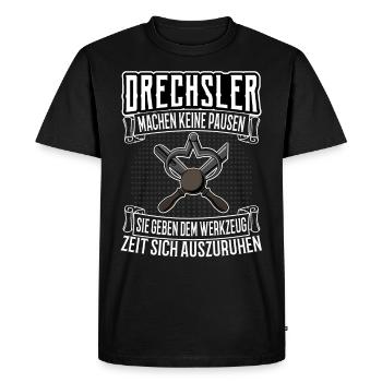 Drechsler Drechslerei Drechselmeister Say - T-shirt Premium bio Homme - noir - Devant - Nico (187cm)
