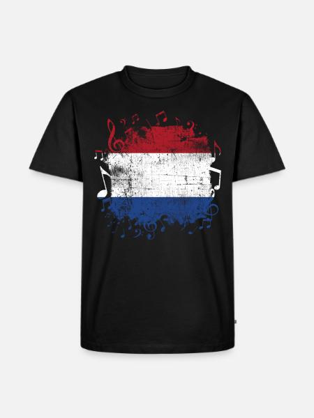 Holland Music - Men's Premium Organic T-Shirt - black