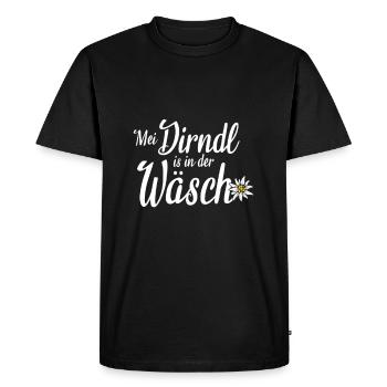 Mei Dirndl is in the wash dirndl replacement & - Men's Premium Organic T-Shirt - black - Front - Nico (187cm)