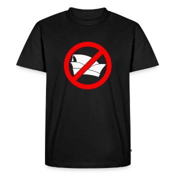 Faschingsmuffel Faschingshasser Anti Fasching - Männer Premium Bio T-Shirt - Schwarz - Vorne - Nico (187cm)