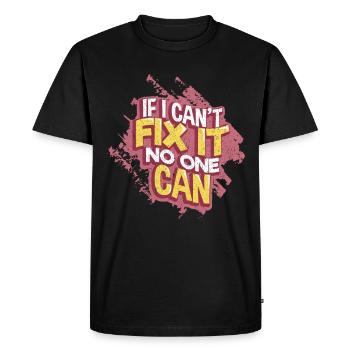 craftsman - Men's Premium Organic T-Shirt - black - Front - Nico (187cm)
