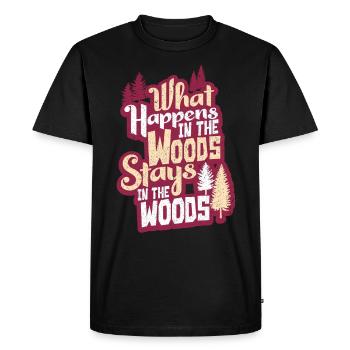lumberjack - Men's Premium Organic T-Shirt - black - Front - Nico (187cm)