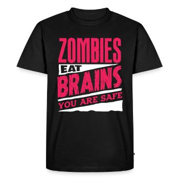 Zombie - T-shirt Premium bio Homme - noir - Devant - Nico (187cm)