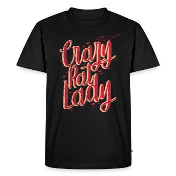 Rats femme - T-shirt Premium bio Homme - noir - Devant - Nico (187cm)