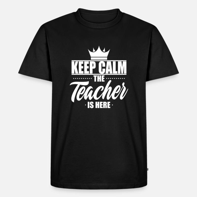 Lehrer - Männer Premium Bio T-Shirt - Schwarz
