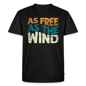 Surfeurs surfant - T-shirt Premium bio Homme - noir - Devant - Nico (187cm)