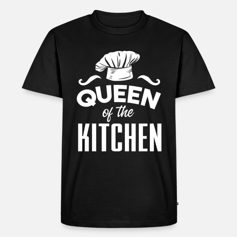 Küche Köchin - Männer Premium Bio T-Shirt - Schwarz