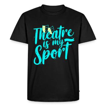Theater actor - Men's Premium Organic T-Shirt - black - Front - Nico (187cm)