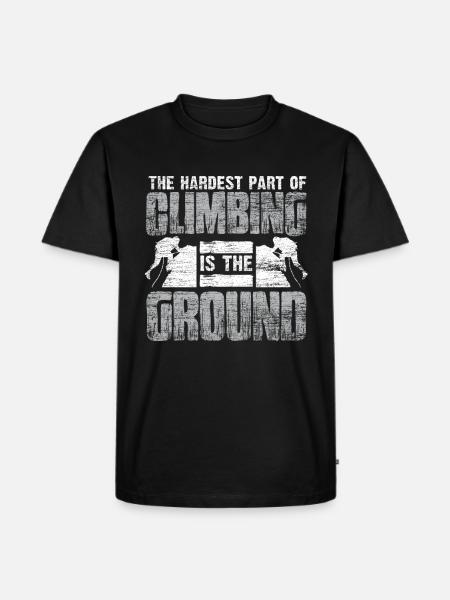 Klettern Kletterer - Männer Premium Bio T-Shirt - Schwarz