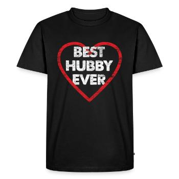 Best husband - Men's Premium Organic T-Shirt - black - Front - Nico (187cm)