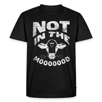 Éleveur de vaches - T-shirt Premium bio Homme - noir - Devant - Nico (187cm)