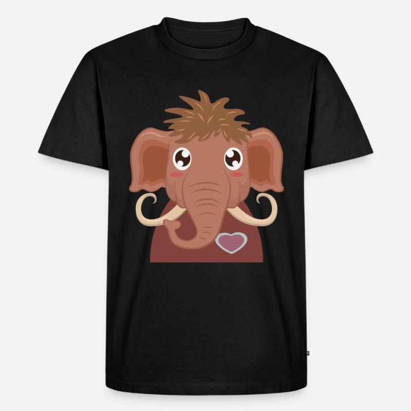 Mammut - Männer Premium Bio T-Shirt - Schwarz