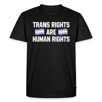 Transgenre transsexuel - T-shirt Premium bio Homme - noir - Devant - Nico (187cm)