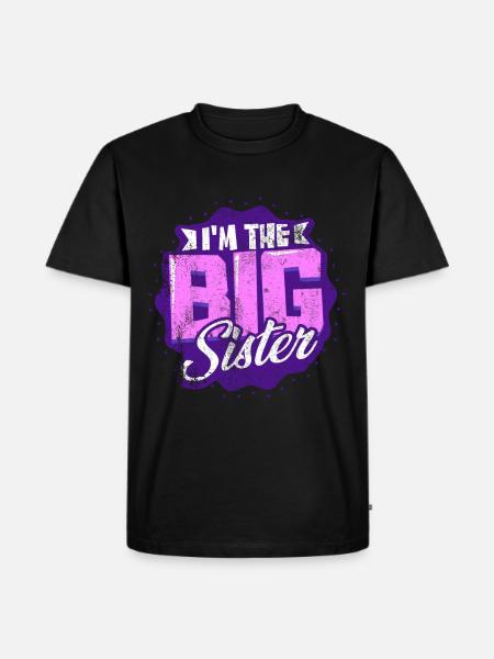 Big sister - Men's Premium Organic T-Shirt - black