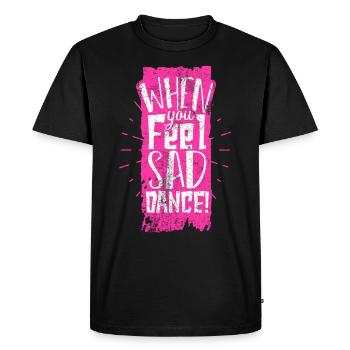 Dancing dancers - Men's Premium Organic T-Shirt - black - Front - Nico (187cm)