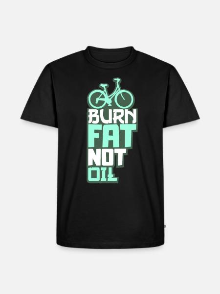 Bicycle environmental protection climate protection - Men's Premium Organic T-Shirt - black