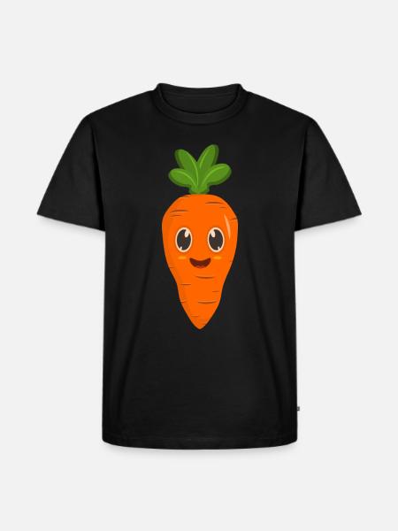Carrot carrot vegetable - Men's Premium Organic T-Shirt - black
