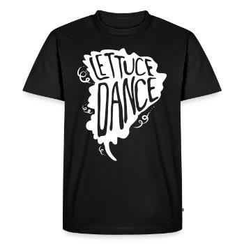Jeu de mots de danse salade - T-shirt Premium bio Homme - noir - Devant - Nico (187cm)
