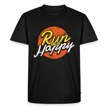 Sport de coureur de course - T-shirt Premium bio Homme - noir - Devant - Nico (187cm)