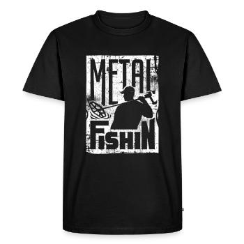 Détecteur de métaux chasseur de trésor - T-shirt Premium bio Homme - noir - Devant - Nico (187cm)
