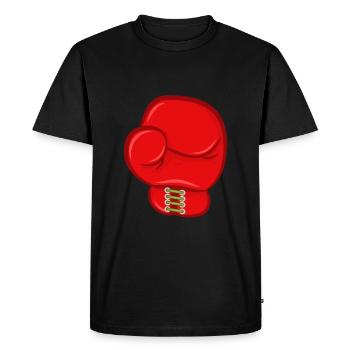 Gant de boxe boxe boxe - T-shirt Premium bio Homme - noir - Devant - Nico (187cm)