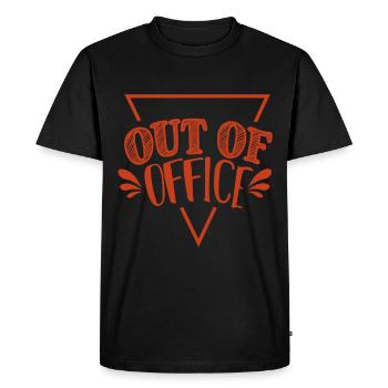 Collègue de travail de bureau - T-shirt Premium bio Homme - noir - Devant - Nico (187cm)