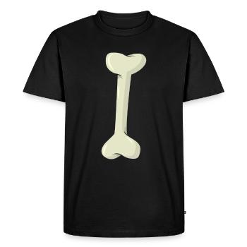 OS - T-shirt Premium bio Homme - noir - Devant - Nico (187cm)