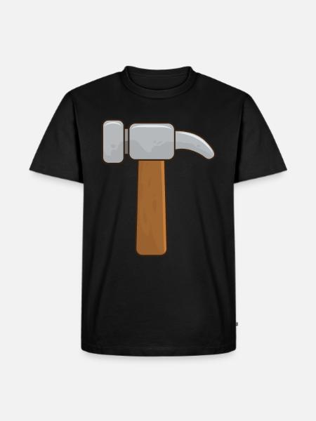hammer - Men's Premium Organic T-Shirt - black