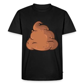 Shit pile of shit, pile of shit - Men's Premium Organic T-Shirt - black - Front - Nico (187cm)
