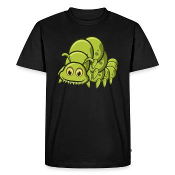Chenille - T-shirt Premium bio Homme - noir - Devant - Nico (187cm)