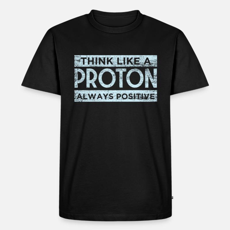 Physik - Männer Premium Bio T-Shirt - Schwarz