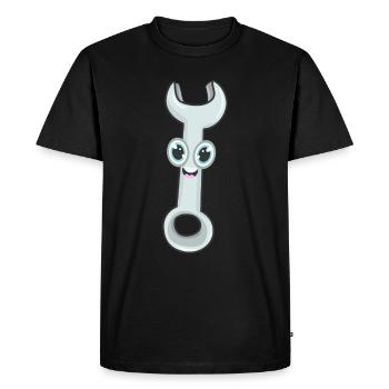 Outil de clé de la clé - T-shirt Premium bio Homme - noir - Devant - Nico (187cm)