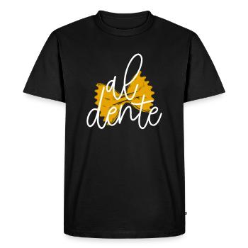 Pasta Cooking Kitchen - Men's Premium Organic T-Shirt - black - Front - Nico (187cm)