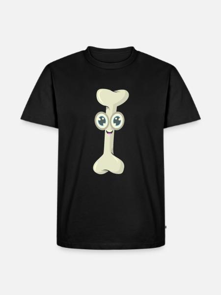 Bone chewing bone - Men's Premium Organic T-Shirt - black