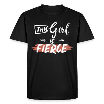 Féministe féministe - T-shirt Premium bio Homme - noir - Devant - Nico (187cm)