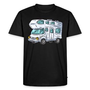 RV - T-shirt Premium bio Homme - noir - Devant - Nico (187cm)