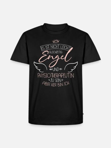 Physiotherapeutin - Männer Premium Bio T-Shirt - Schwarz