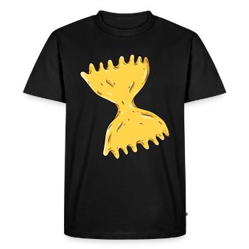 Nouille - T-shirt Premium bio Homme - noir - Devant - Nico (187cm)
