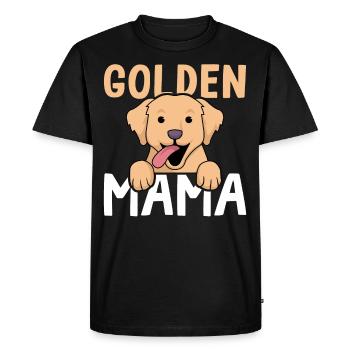 Goldene Mama Golden Retriever - T-shirt Premium bio Homme - noir - Devant - Nico (187cm)