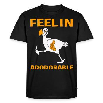 Dodo - T-shirt Premium bio Homme - noir - Devant - Nico (187cm)