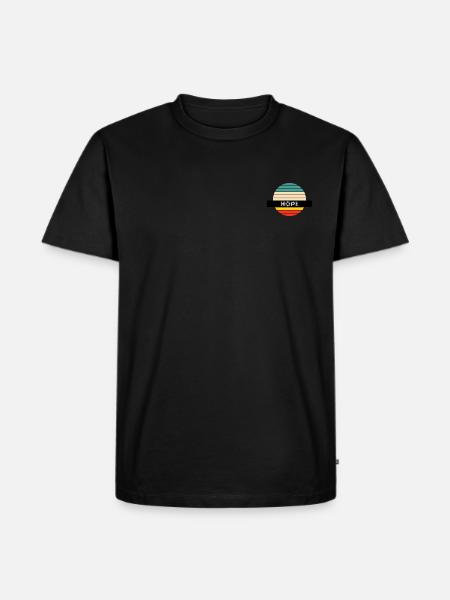 Hope - Männer Premium Bio T-Shirt - Schwarz