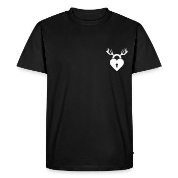 Cuckold - T-shirt Premium bio Homme - noir - Devant - Nico (187cm)