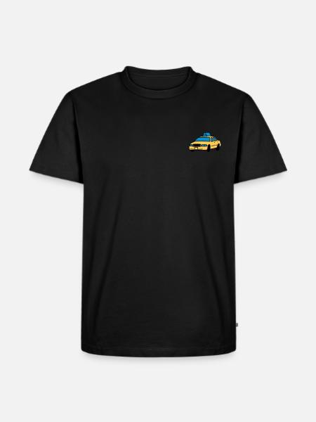 Taxi - Männer Premium Bio T-Shirt - Schwarz