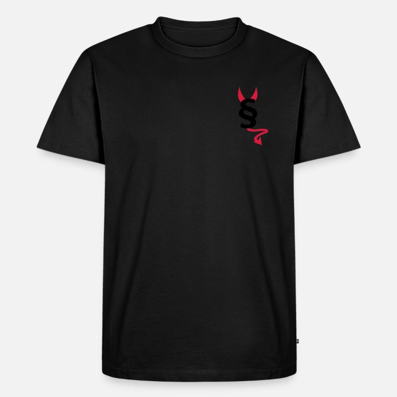 paragraph - Männer Premium Bio T-Shirt - Schwarz