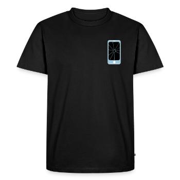 spider app - Men's Premium Organic T-Shirt - black - Front - Nico (187cm)