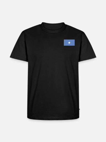 Somalia Flag - Men's Premium Organic T-Shirt - black