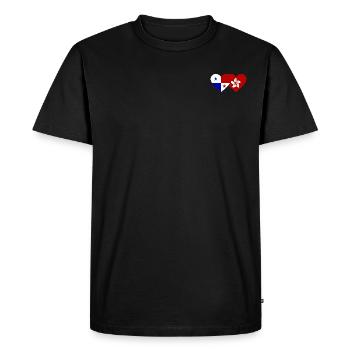 Panama Drapeau de Hong Kong - T-shirt Premium bio Homme - noir - Devant - Nico (187cm)