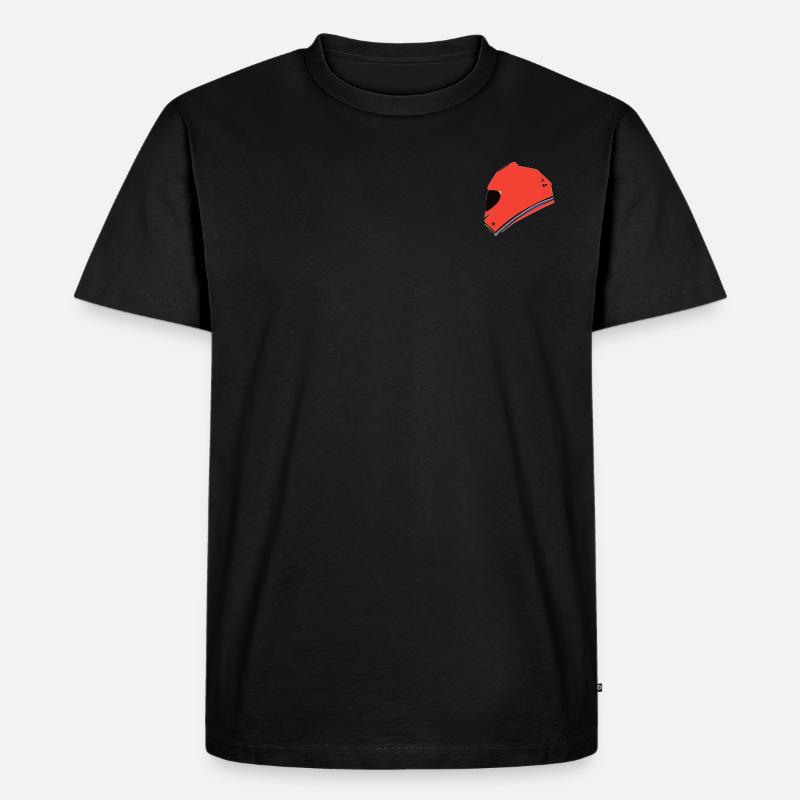 Helm - Männer Premium Bio T-Shirt - Schwarz